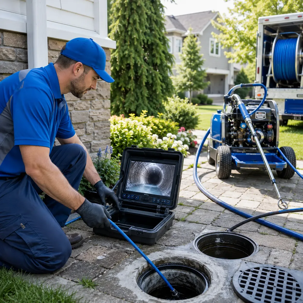 Outdoor drain cleaning professionals serving Garrison, IA
